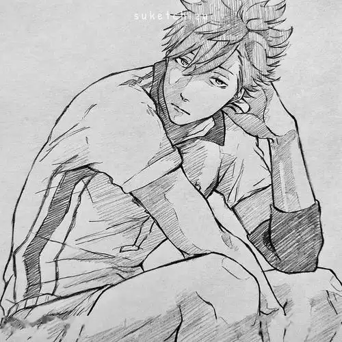 素描感十足的动漫手绘一支铅笔的逆袭