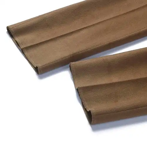 浅棕色羊毛羊绒混纺时尚gievescharles秋冬限量版手工男士西裤