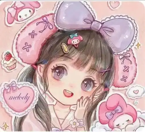 仙气女生头像 #可爱头像女卡通呆萌 - 抖音