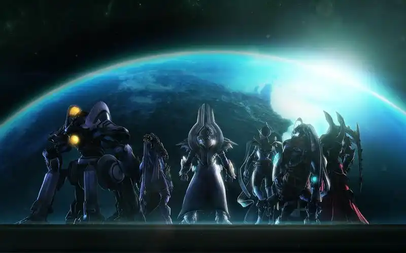 《星际争霸ii》 星灵低端局最脏套路,光子炮台速推.