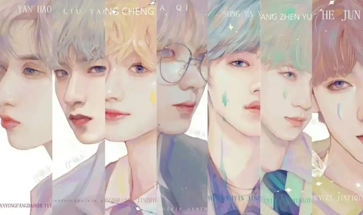 时代少年团手绘最后一张真的绝了