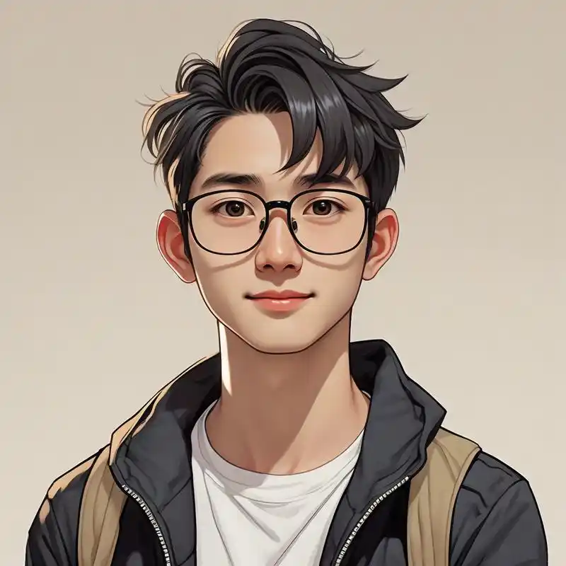 40岁眼镜男专属微信漫画头像9796 为40岁的你,定制专属微信漫画