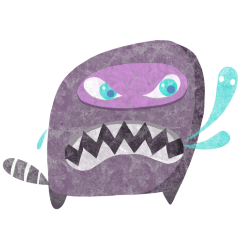 简单呆萌小怪物手抄报 简单手抄报萌系手抄报样式图可爱小动物荟萃手