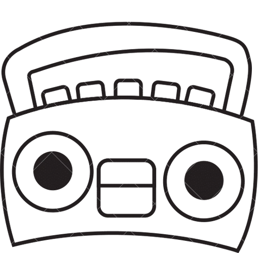 radio - 素材 - canva可画