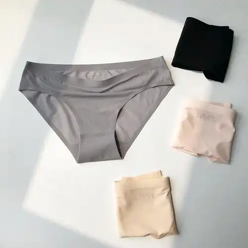 内裤女一片式无痕超薄款性感低腰透明学生少女纯棉内裆三角裤优惠券