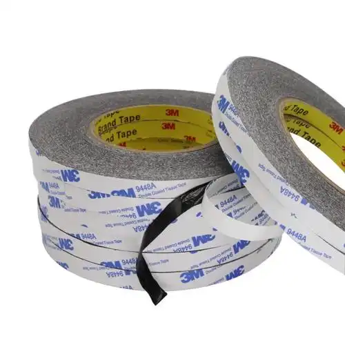 3m9448ab强力双面胶带超薄防水耐高温手机维修黑色双面胶50m