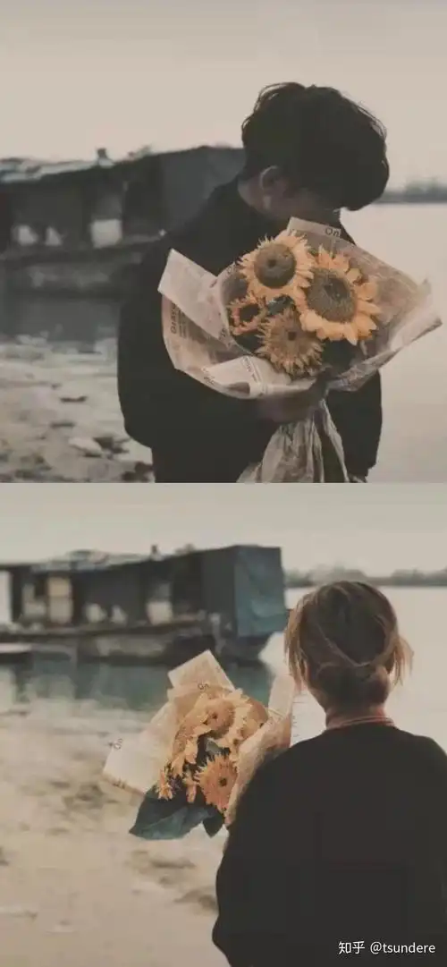 有没有手捧鲜花的男生壁纸啊