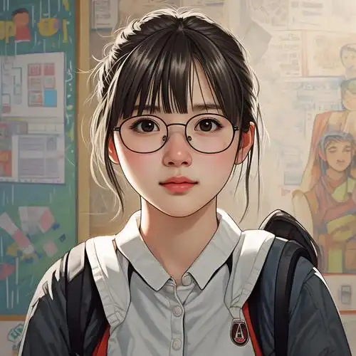 最近画了一些女中学生的动漫头像,感觉超级可爱呢!你们觉得怎么样?