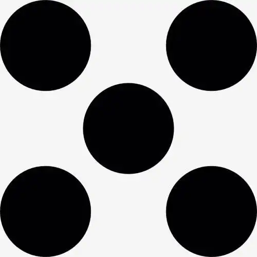 五点像骰子图标