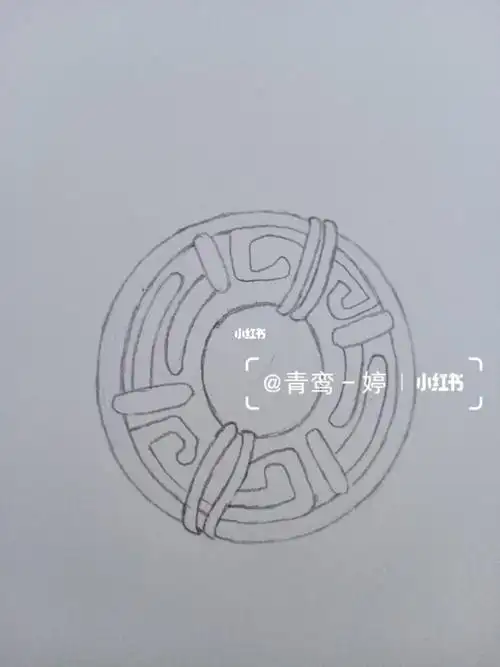 玉佩简笔画 古代玉佩简笔画
