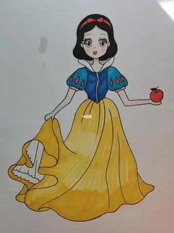 1一9岁儿童画公主1一9岁儿童画公主美人鱼