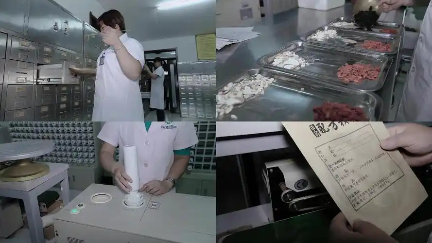 中药 中药房 抓药 中药房抓药 现代中医 中药抓药 称药 中医医生 中