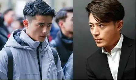 侧面看着像霍建华,正面有点郭富城的感觉,而这个眼神分明就是皇后娘娘