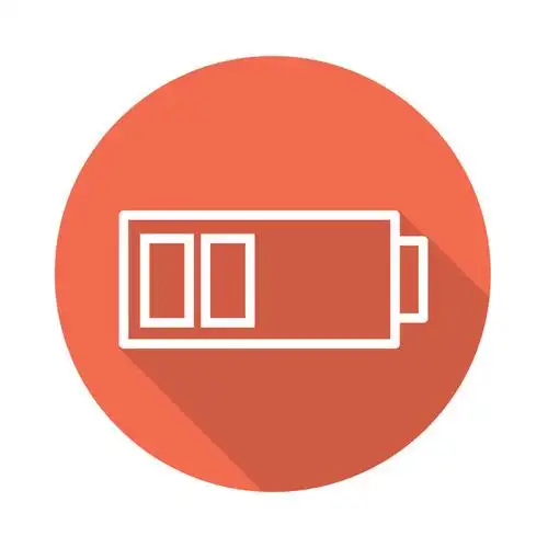 电池不足警示图标矢量设计