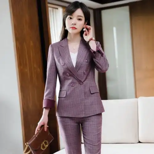 女先生职业女裤套装经理职业装套装女总裁时尚上班气质女王范英伦风
