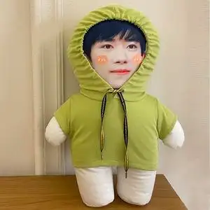 diy个性定制易j烊千玺玩偶人面抱枕来图定做照片立体人偶公仔娃娃