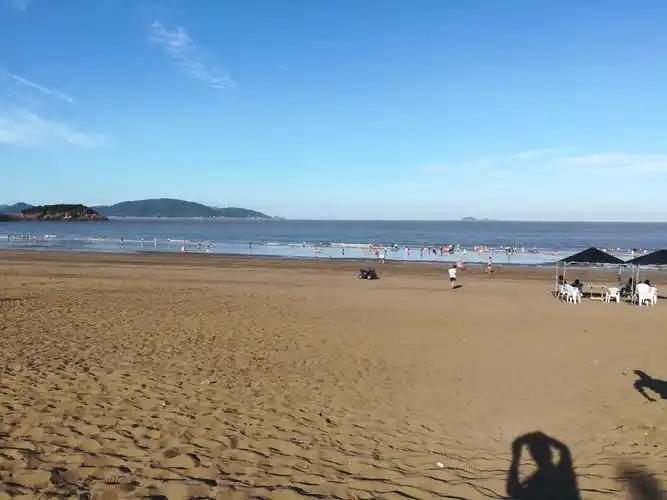 象山鹤浦大沙沙滩,3d村18.7.14