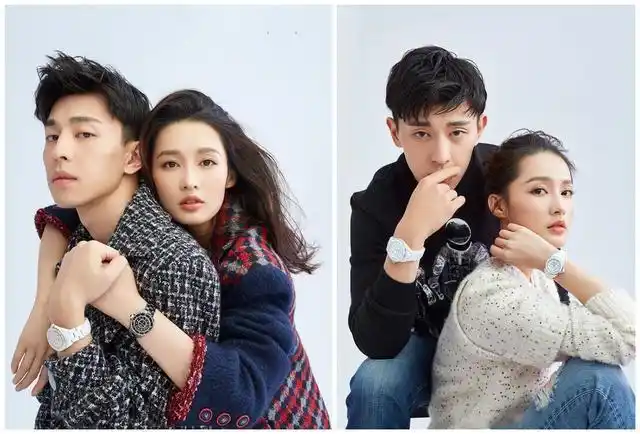 邓伦李沁首次同拍时尚大片!