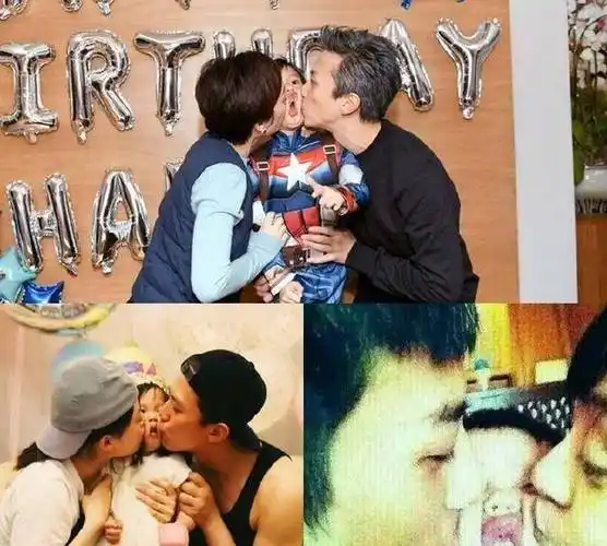 孙俪晒女儿四岁生日照,小脸依旧被挤得变形,邓超眼神却亮了_网友_背景