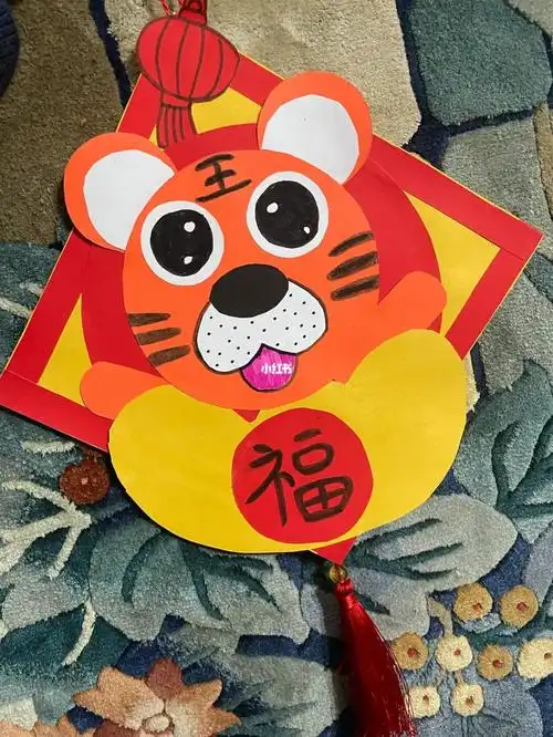 幼儿园小老虎手工作品