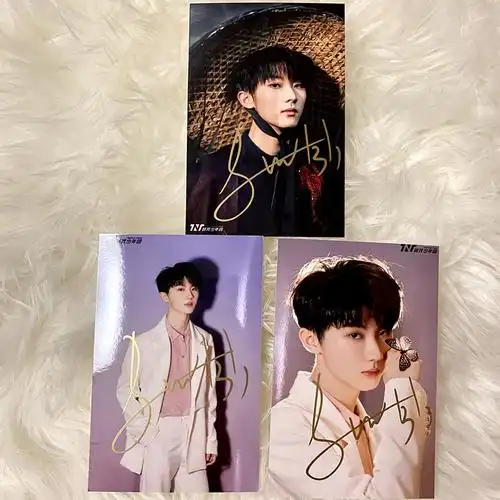 马嘉祺笔签名照片时尚周边非印刷爱豆照亲笔签名 小马10【图片 价格