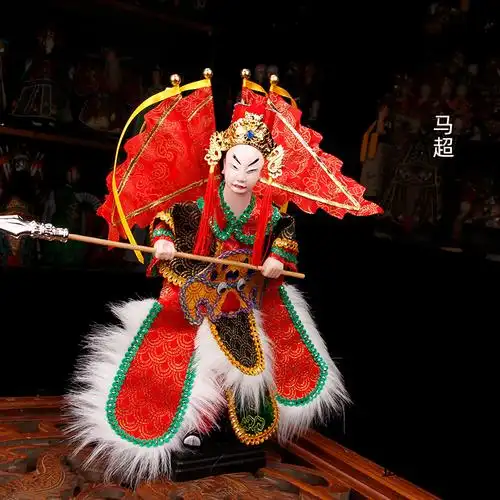 马超漳州布袋木偶戏家居摆设儿童玩具礼品非物质文化遗产木偶