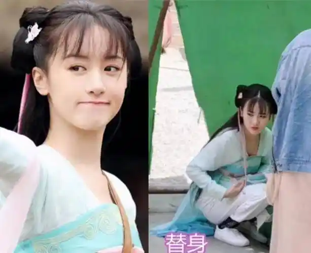 原创明星的替身鞠婧祎有两位袁冰妍形似看到周润发太像了