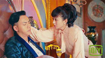 老九门赵丽颖张启山尹新月陈伟霆启月夫妇gif动图_动态图_表情包下载