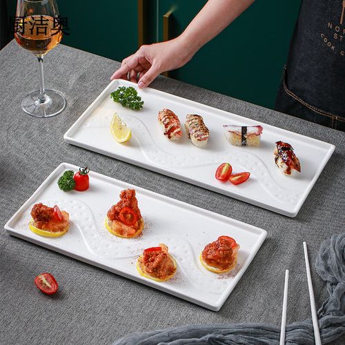 长方形摆盘冷菜凉菜盘商用创意意境菜中式餐具酒店饭店特色中餐 14