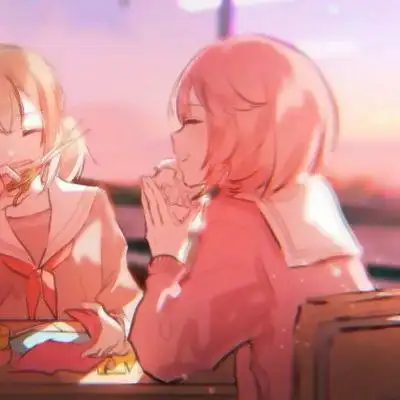 动漫超级绝绝子闺蜜头像图片 一人一半一左一右闺蜜头_闺蜜姐妹女生