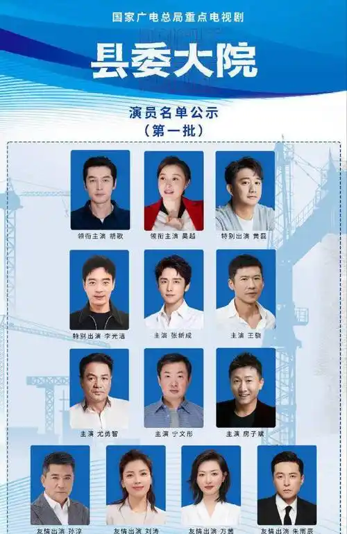 剧阵容,胡歌,黄磊,吴越等演技派都在名单当中,尤勇智也是主要演员之一