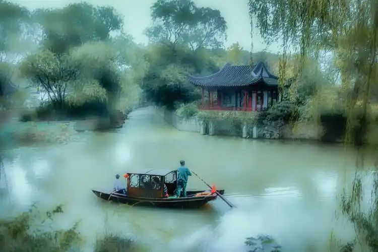 烟雨朦胧醉江南