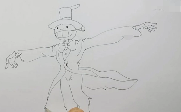 稻草人简笔画怎么画稻草人的简笔画步骤图解教程