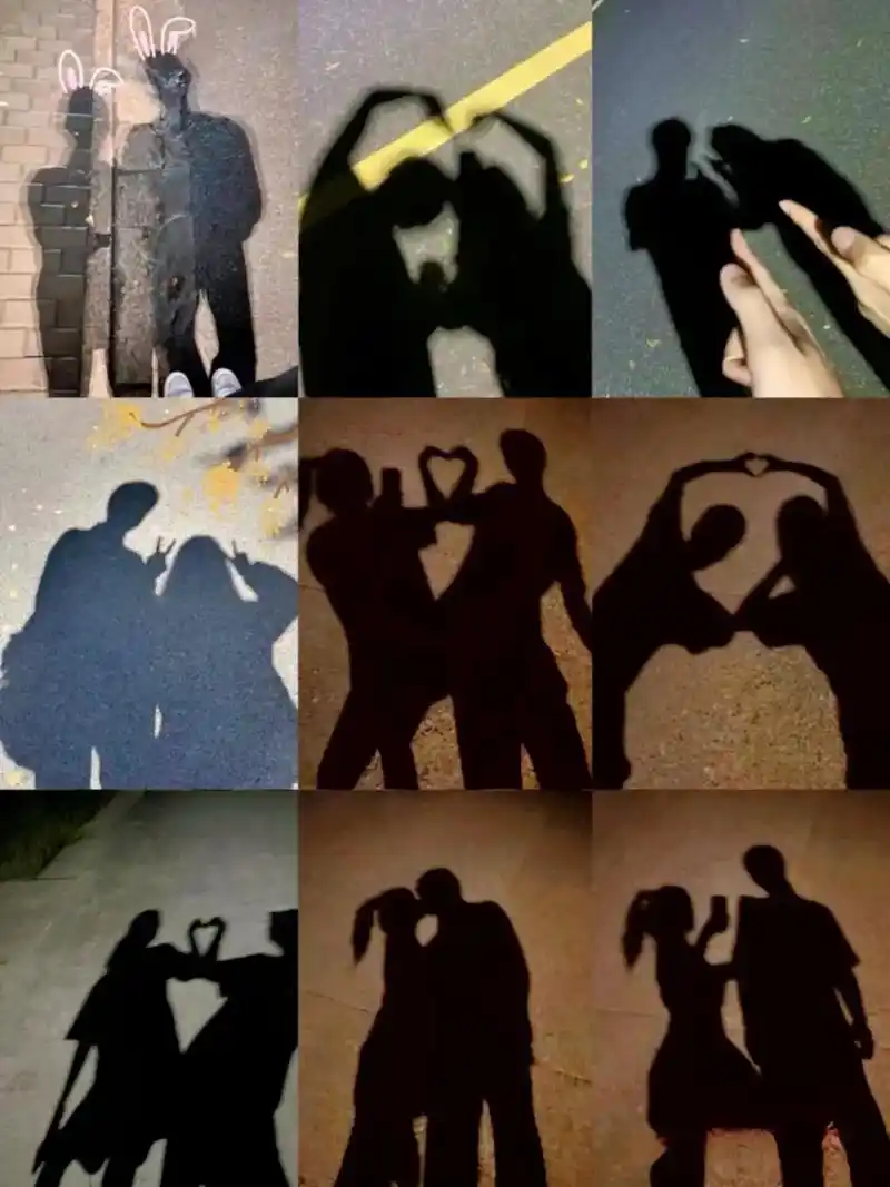 地上影子有两个,一个是我,一个是我的.情侣不 - 抖音