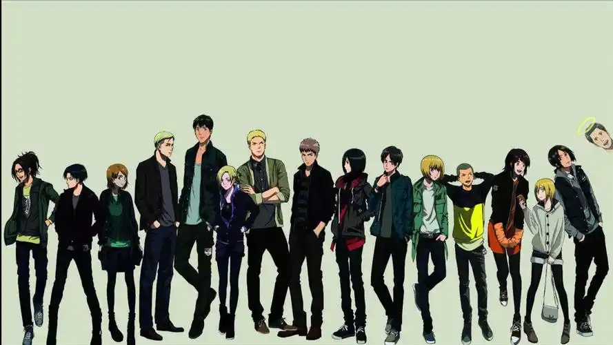 进击的巨人最终季人物身高图艾伦男神三笠模特身材让让子最高柯尼逆袭