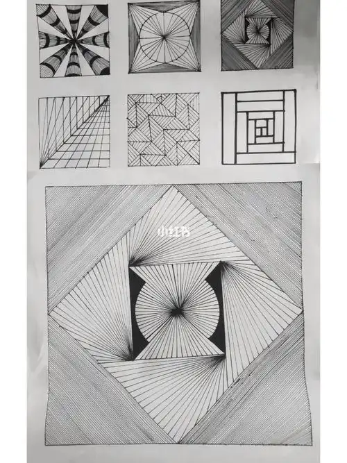 不规则的线构成图,线的不规则构成的画-图片大观-奇异网