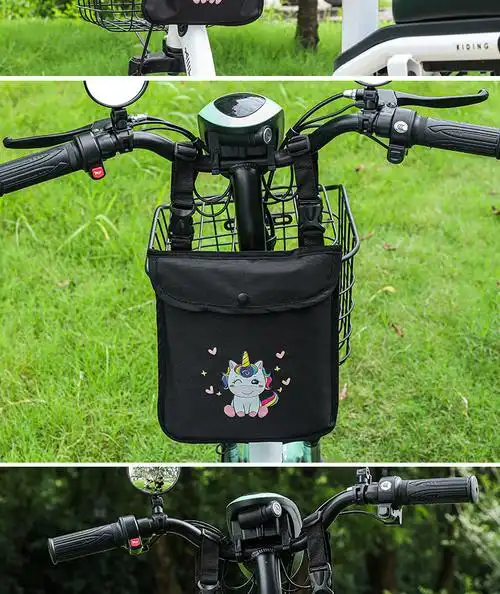 电动车挂物包电瓶车前置物箱电车储物兜盒收纳防水挂袋手机包神器