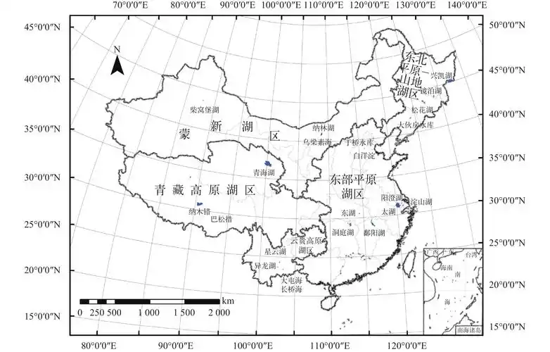 中国典型湖泊富营养化现状与区域性差异分析