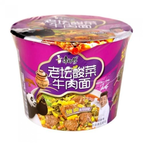 119g康师傅老坛酸菜牛肉面(桶装)