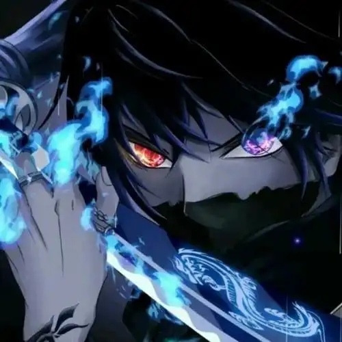 二次元未来科技男生头像