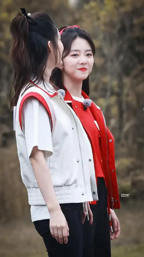 谭松韵奔跑吧##奔跑吧湖州路透