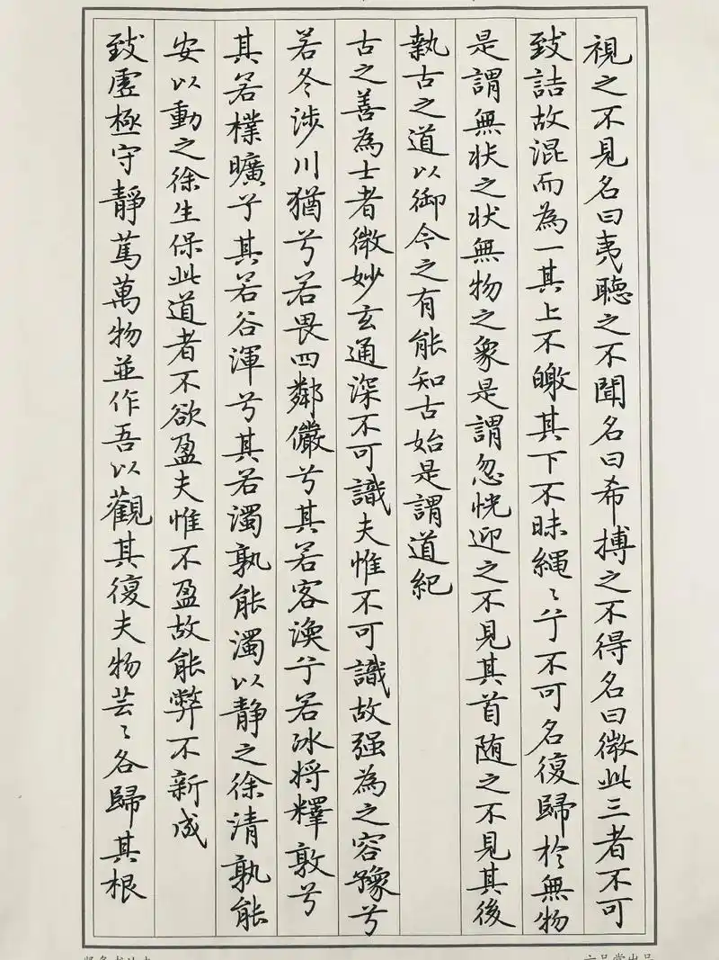 硬笔临赵孟頫小楷《道德经》5 #硬笔书法 #手写 #赵孟頫  - 抖音