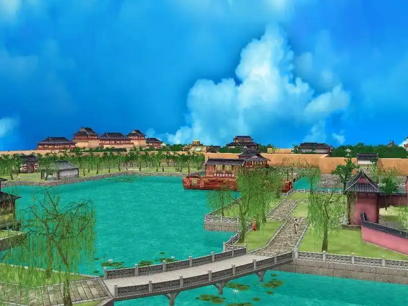 西方极乐世界的美景(高清视频)