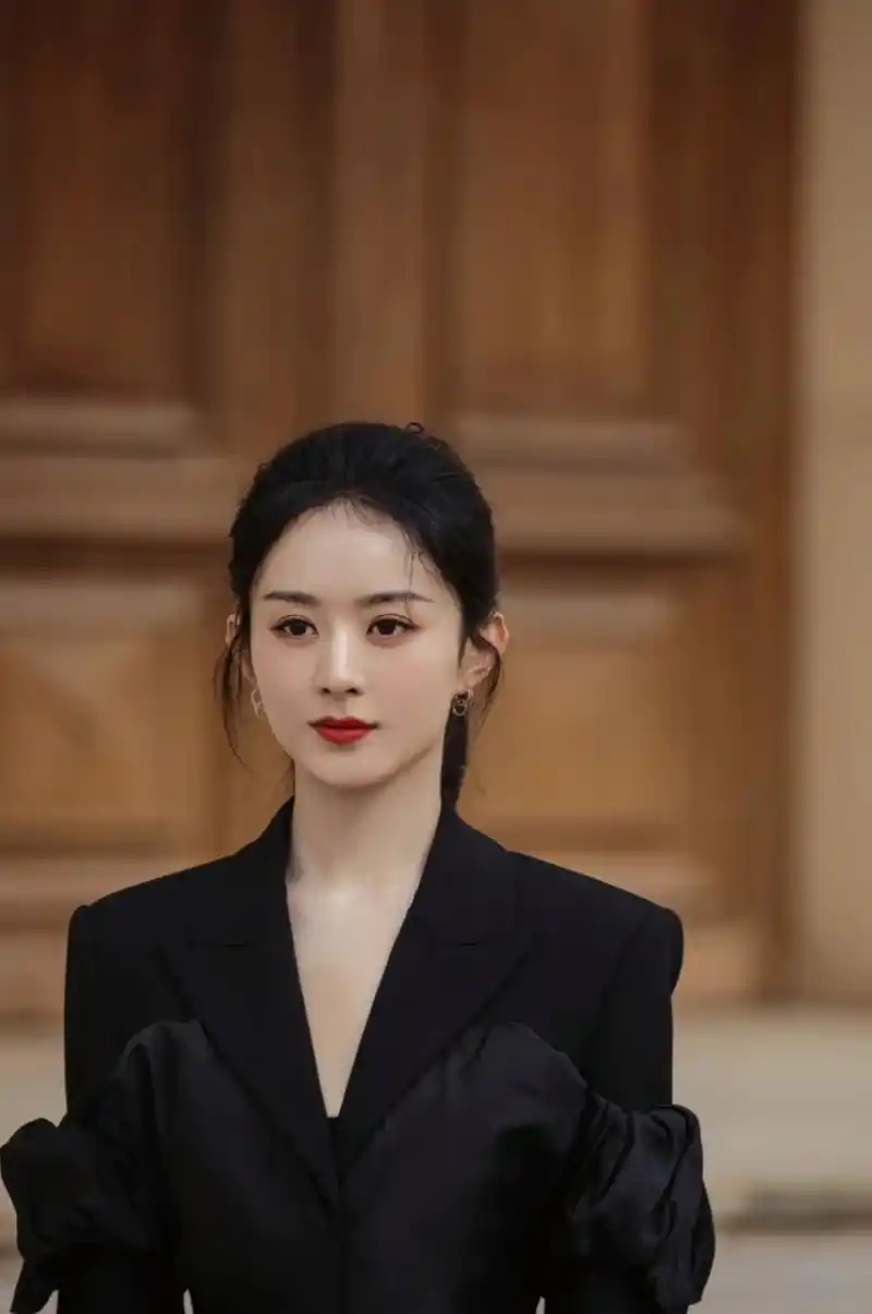 宝藏女孩赵丽颖# #养眼美女# #高马尾