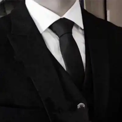 禁欲系高冷西装革履男生头像