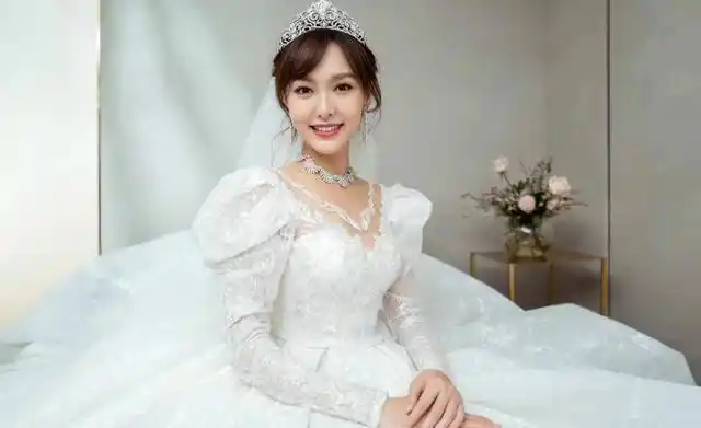 北京婚纱照大全唐嫣的婚礼婚纱这样的美