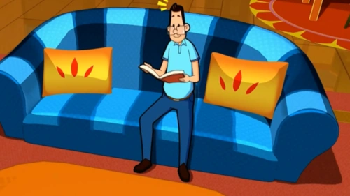 《新大头儿子小头爸爸》大头儿子画的画真好看