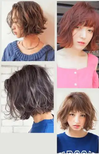 凌乱卷发型展示