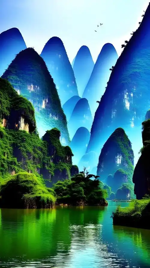 桂林山水甲天下,山环水水绕山,景美如画,好山好水好风光.#a - 抖音