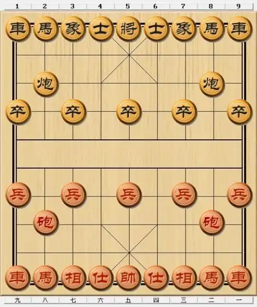 中国象棋怎么摆棋子